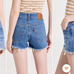 LEVI 501 denim shorts